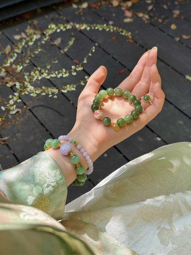 Vòng Tay Ngọc Bích Nephrite 10mm